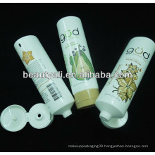 cosmetics plastic soft tube with flip top cap